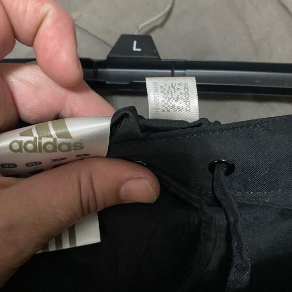 Ladies Adidas Black & White Lightweight Windbreaker Hoodie Size Large - Picture 9 of 9